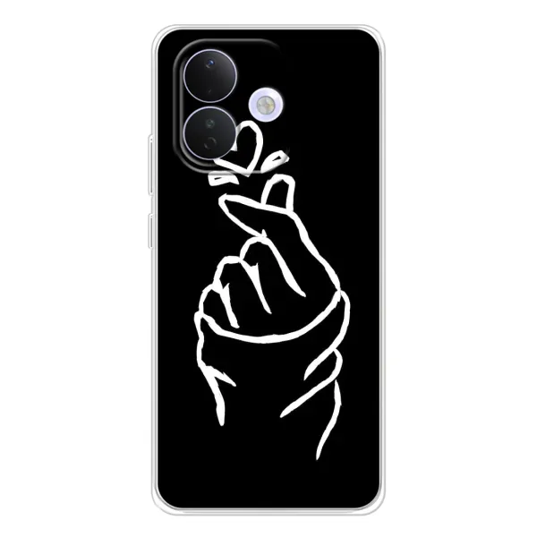 Чохол з малюнком «Сердечко на чорному» для Xiaomi Redmi Note 17 Pro