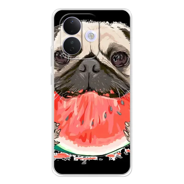 Чехол с рисунком «Смешной Мопс» для Xiaomi Redmi Note 17 Pro