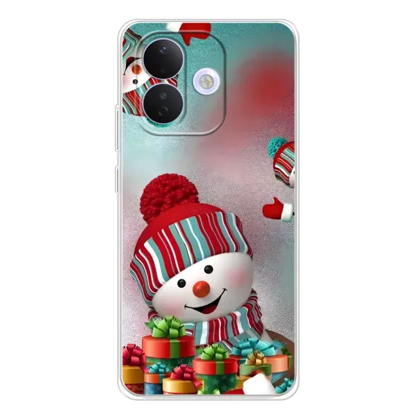 Чехол с рисунком «Снеговик в шапке» для Xiaomi Redmi Note 17 Pro Чехол с рисунком «Снеговик в шапке» для Xiaomi Redmi Note 17 Pro