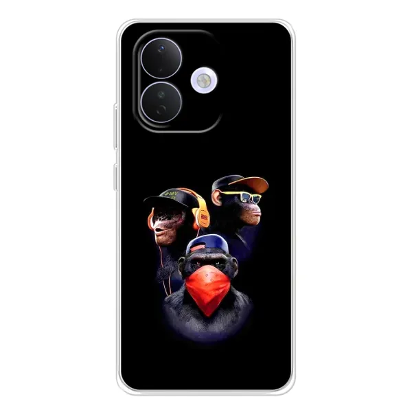 Чехол с рисунком «Три обезьяны» для Xiaomi Redmi Note 17 Pro Чехол с рисунком «Три обезьяны» для Xiaomi Redmi Note 17 Pro