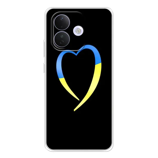 Чехол с рисунком «Украинское сердце» для Xiaomi Redmi Note 17 Pro Чехол с рисунком «Украинское сердце» для Xiaomi Redmi Note 17 Pro