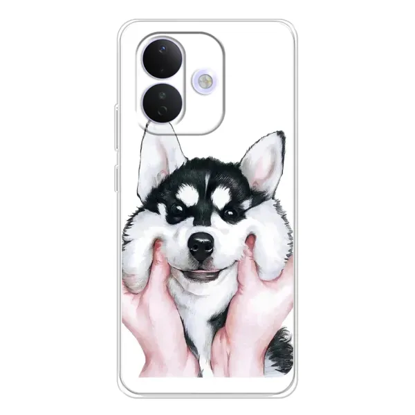Чехол с рисунком «Собака Хаски» для Xiaomi Redmi Note 17 Pro Чехол с рисунком «Собака Хаски» для Xiaomi Redmi Note 17 Pro