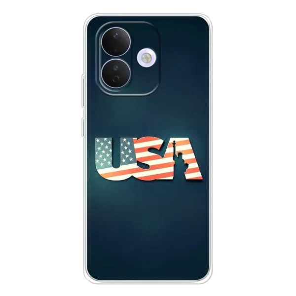 Чехол с рисунком «USA» для Xiaomi Redmi Note 17 Pro Чехол с рисунком «USA» для Xiaomi Redmi Note 17 Pro