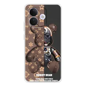 Силиконовый чехол для Xiaomi Redmi Note 17 Pro (Медмедь Луи Виттон)