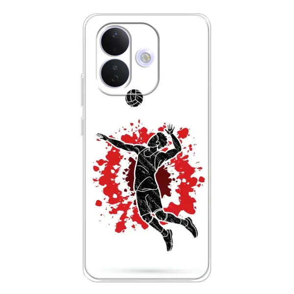 Чехол с рисунком «Волейболист» для Xiaomi Redmi Note 17 Pro