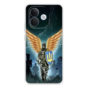 Патриотический Чехол для Xiaomi Redmi Note 17 Pro (ЗСУ з крильями)