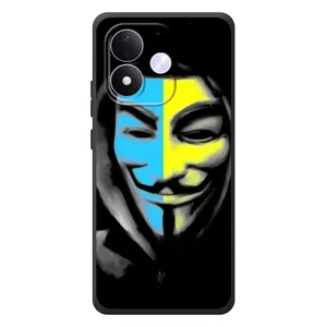 Чехол с Украинской символикой на Сяоми Редми Ноте 17 (Анонимус патриот)