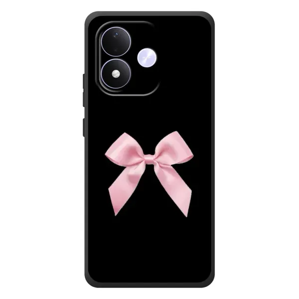 Чехол с рисунком «Бант на черном» для Xiaomi Redmi Note 17 Чехол с рисунком «Бант на черном» для Xiaomi Redmi Note 17