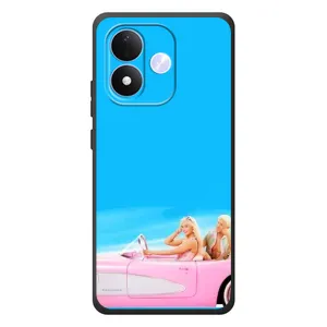 Силиконовый Чехол Барби Фильм на Xiaomi Redmi Note 17 (Барби и Кен)