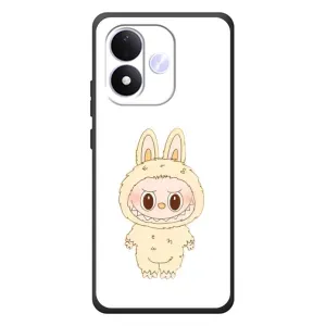 Чохол з принтом Лабубу для Xiaomi Redmi Note 17 (Бежевий Лабубу)