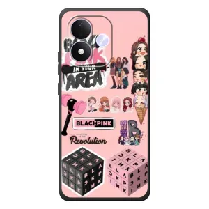 Чохли з картинкою для Xiaomi Redmi Note 17 (BLACK PINK колаж)