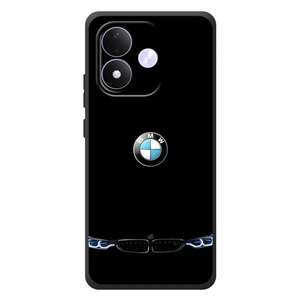 Чехол с рисунком «Черный BMW» для Xiaomi Redmi Note 17