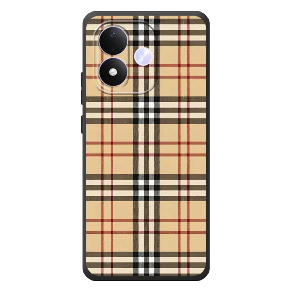 Чехол с рисунком «Burberry стиль» для Xiaomi Redmi Note 17 Чехол с рисунком «Burberry стиль» для Xiaomi Redmi Note 17