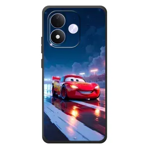 Чехол с принтом Маквин для Xiaomi Redmi Note 17 (Ночной Маквин Тачки)