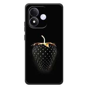 Чохол з зображенням смачної їжі для Xiaomi Redmi Note 17 (Чорна полуниця)