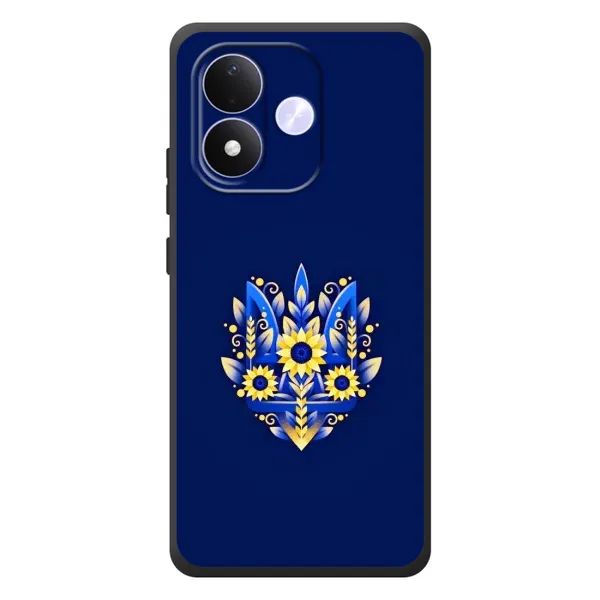 Чехол с рисунком «Цветущий Герб» для Xiaomi Redmi Note 17