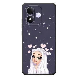 Чохол Стильні дівчата на Xiaomi Redmi Note 17 (Дівчина та серця)
