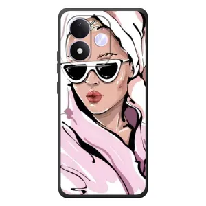Чохол з картинкою Модні Дівчата Xiaomi Redmi Note 17 (Дівчина в халаті)