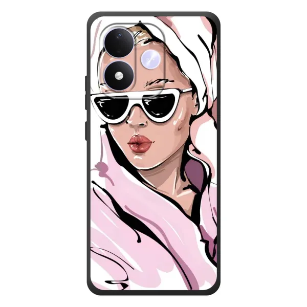 Чехол с рисунком «Девушка в халате» для Xiaomi Redmi Note 17 Чехол с рисунком «Девушка в халате» для Xiaomi Redmi Note 17