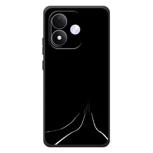 Чехол с картинками на черном фоне для Xiaomi Redmi Note 17 (Дорога)