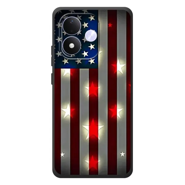 Чехол с рисунком «Флаг США 2» для Xiaomi Redmi Note 17 Чехол с рисунком «Флаг США 2» для Xiaomi Redmi Note 17