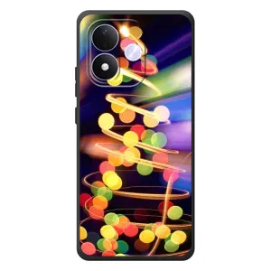 Чехол Новогодняя Елка на Xiaomi Redmi Note 17 (Гирлянды)