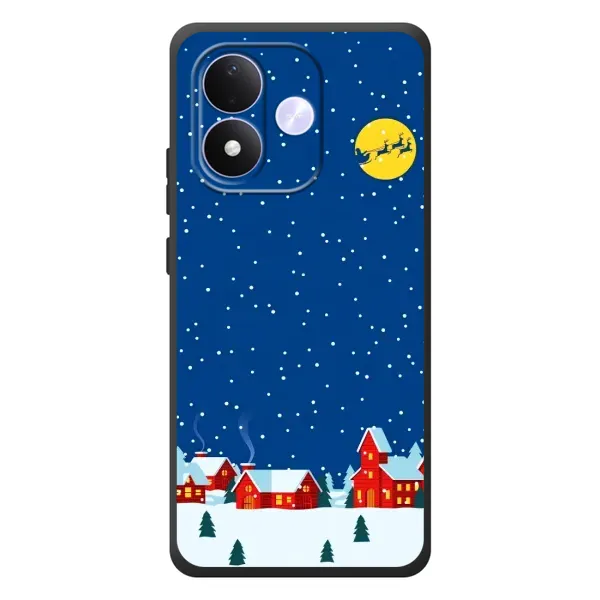 Чехол с рисунком «Город в снегу» для Xiaomi Redmi Note 17