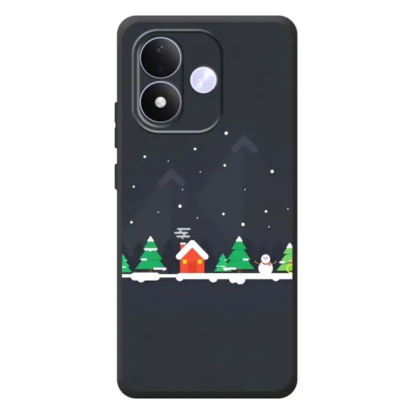 Чехол с рисунком «Город зимний» для Xiaomi Redmi Note 17