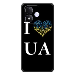Силиконовый Чехол на Xiaomi Redmi Note 17 (Я-Украина) (I Love UA)