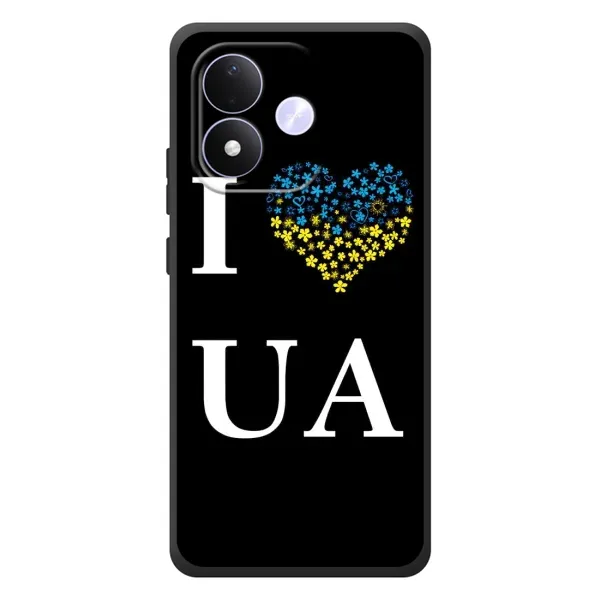 Чехол с рисунком «I Love UA» для Xiaomi Redmi Note 17 Чехол с рисунком «I Love UA» для Xiaomi Redmi Note 17