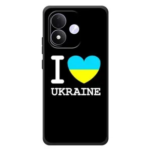 Чехол с Украинской символикой на Сяоми Редми Ноте 17 (I Love Ukraine)
