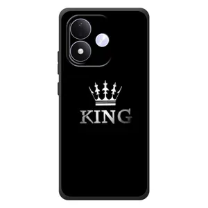 Чохол (Корона на чорному фоні) для Сяомі Редмі Ноте 17 (KING)
