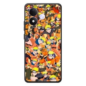 Чехлы с принтом Наруто на Xiaomi Redmi Note 17 (Коллаж Наруто)