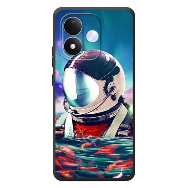 Чехол с рисунком «Космонавт в воде» для Xiaomi Redmi Note 17 Чехол с рисунком «Космонавт в воде» для Xiaomi Redmi Note 17