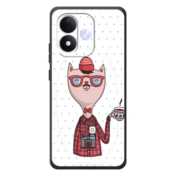 Чехол с рисунком «Кот аристократ» для Xiaomi Redmi Note 17