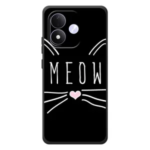 Бампер с изображением Котиков для Сяоми Редми Ноте 17 (КОТИК MEOW)