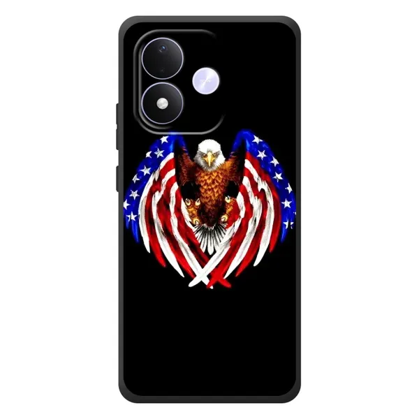 Чехол с рисунком «Крылья США» для Xiaomi Redmi Note 17 Чехол с рисунком «Крылья США» для Xiaomi Redmi Note 17