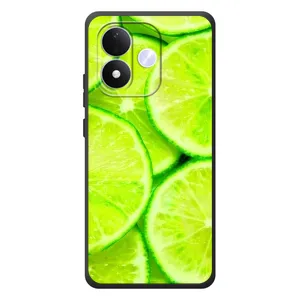 Чохол з зображенням смачної їжі для Xiaomi Redmi Note 17 (Лайм)