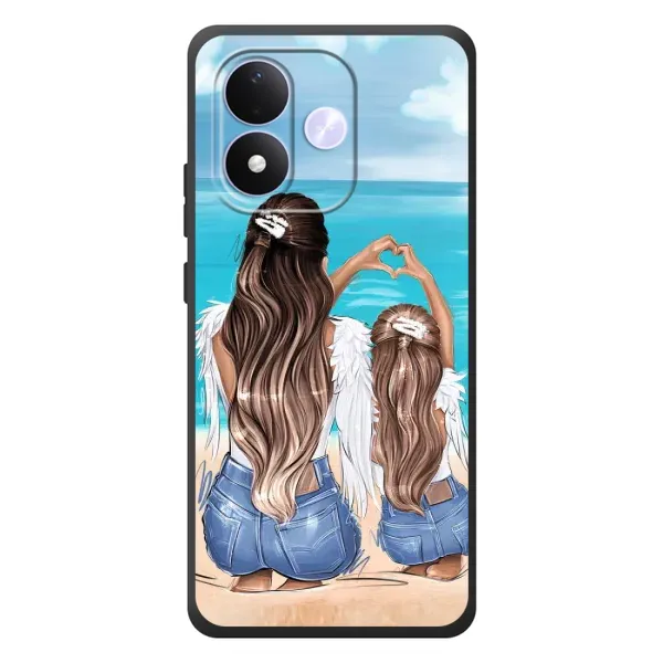 Чехол с рисунком «Мама и дочь» для Xiaomi Redmi Note 17