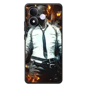 Чохол з картинкою "Герой Pubg" на Xiaomi Redmi Note 17 (Man Пубг)