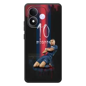 Чехол (TPU) с Футболистом на Xiaomi Redmi Note 17 (MBAPPE 10)