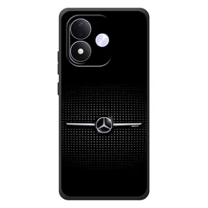 Силиконовый бампер с картинкой машины на Xiaomi Redmi Note 17 (Mercedes)