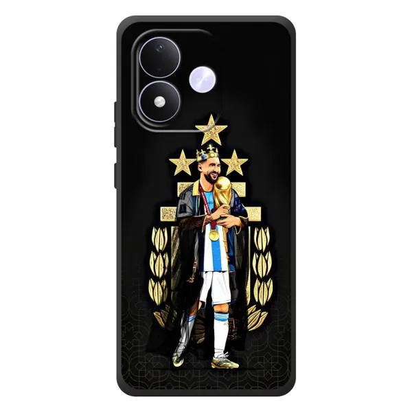 Чехол с рисунком «Месси король» для Xiaomi Redmi Note 17 Чехол с рисунком «Месси король» для Xiaomi Redmi Note 17