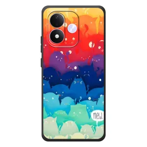 Силиконовый чехол с котиком для Xiaomi Redmi Note 17 (Mew)