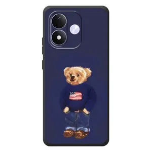 Чехол с рисунком «Мишка USA» для Xiaomi Redmi Note 17