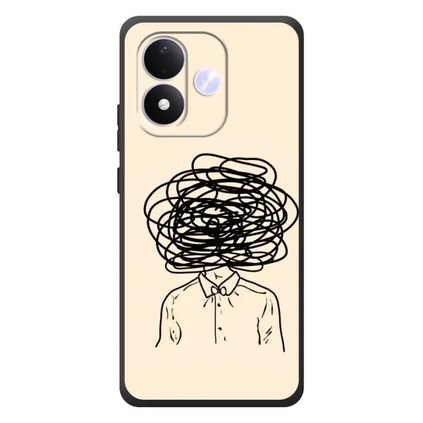 Чехол с рисунком «Мысли» для Xiaomi Redmi Note 17 Чехол с рисунком «Мысли» для Xiaomi Redmi Note 17