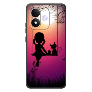 Дівчачий Чохол для Xiaomi Redmi Note 17 (На гойдалці)