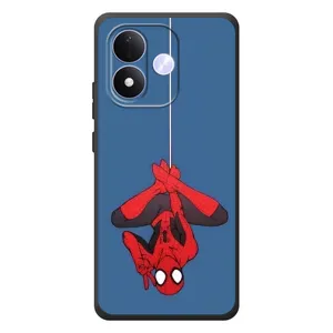 Чехол Супергерой Человека Паука на Xiaomi Redmi Note 17 (На паутине)