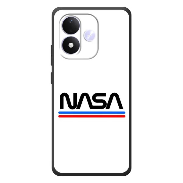 Чехол с рисунком «NASA на белом фоне» для Xiaomi Redmi Note 17 Чехол с рисунком «NASA на белом фоне» для Xiaomi Redmi Note 17