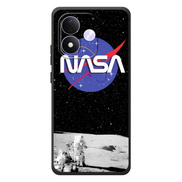 Чехол с рисунком «Nasa на луне» для Xiaomi Redmi Note 17 Чехол с рисунком «Nasa на луне» для Xiaomi Redmi Note 17